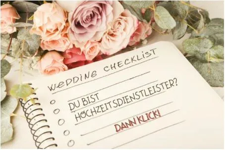 Hochzeitsplanung Checkliste
